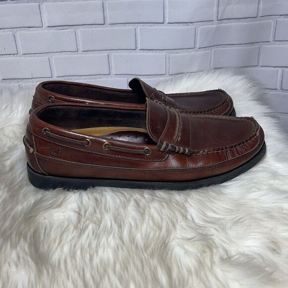 Sperry Brown Leather Classic Loafer Sz 11‎ main image 7